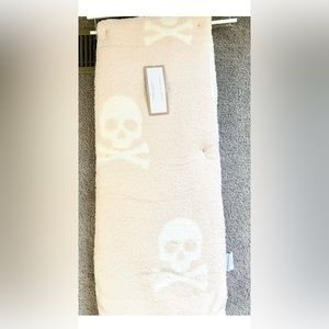 Cupcakes and Cashmere Pink Skull Blanket NWT